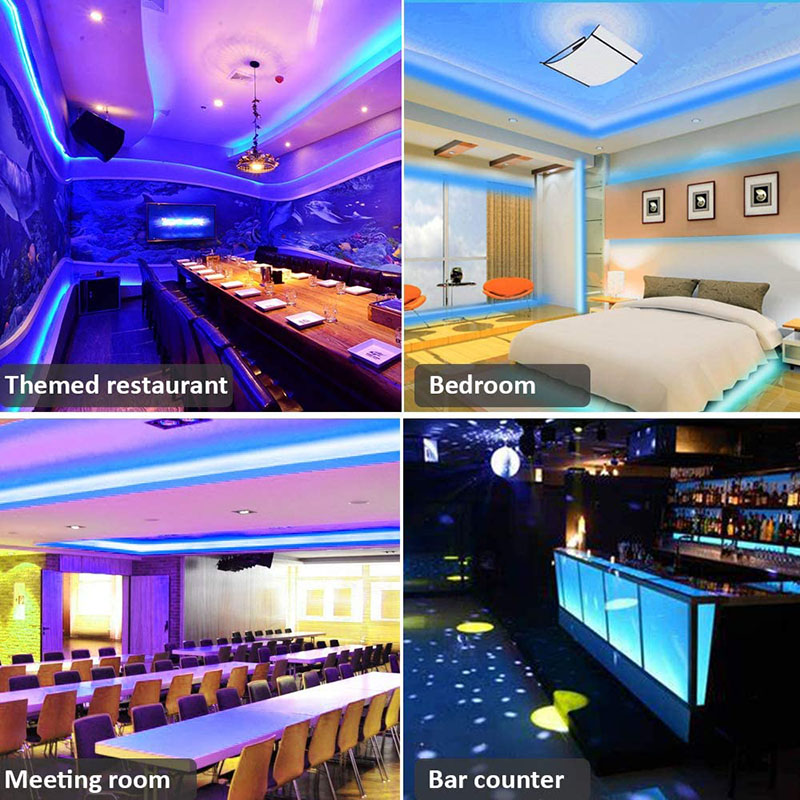 Side Emitting Color Changing RGB LED Lights Strip - DC24V 300LEDs 16.4ft Side Emitting Color Changing RGB LED Lights Strip - DC24V 300LEDs 16.4ft